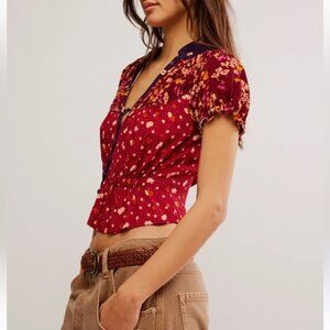 Free people floral Top